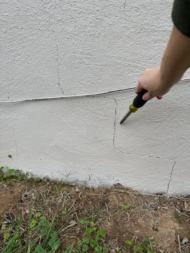 Img_9843 - vantage home inspections foundation crack